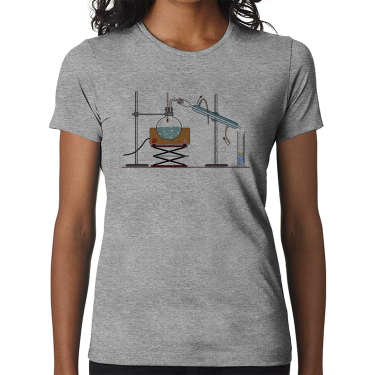 Baby Look Destilação Química - Cinza