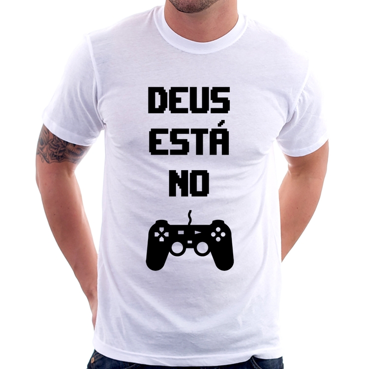 Camiseta Deus está no controle