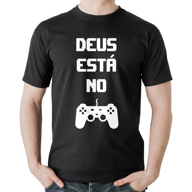Camiseta Algodão Deus está no controle