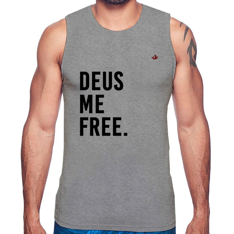 Regata Deus me free - Cinza