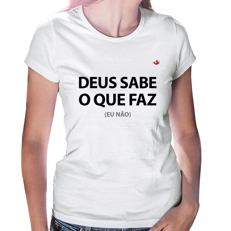 Baby Look Deus sabe o que faz, eu não