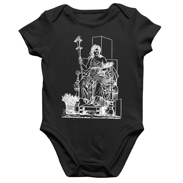 Body Bebê Algodão Deusa Ceres