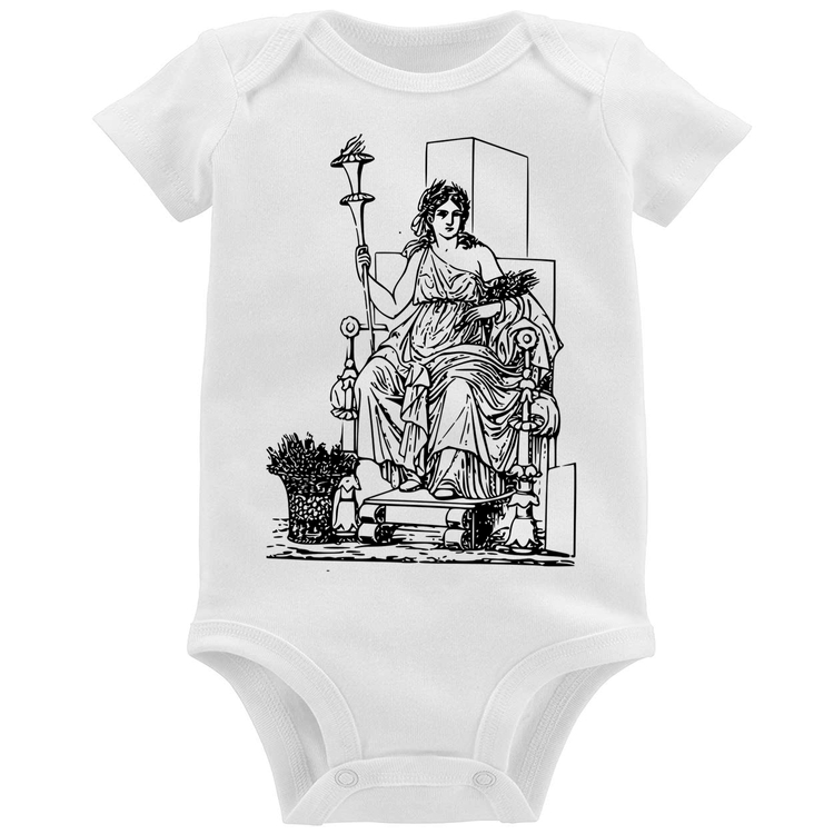 Body Bebê Deusa Ceres