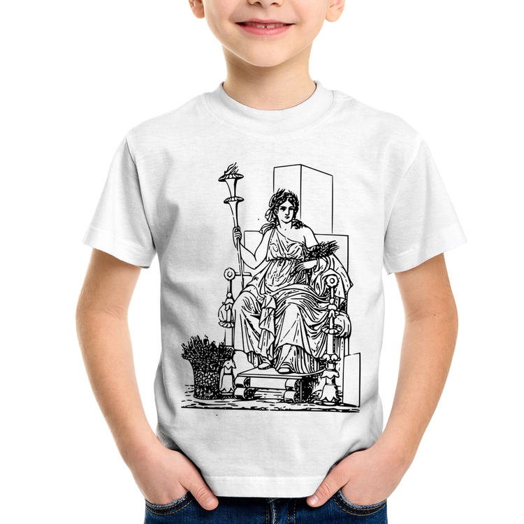 Camiseta Infantil Deusa Ceres