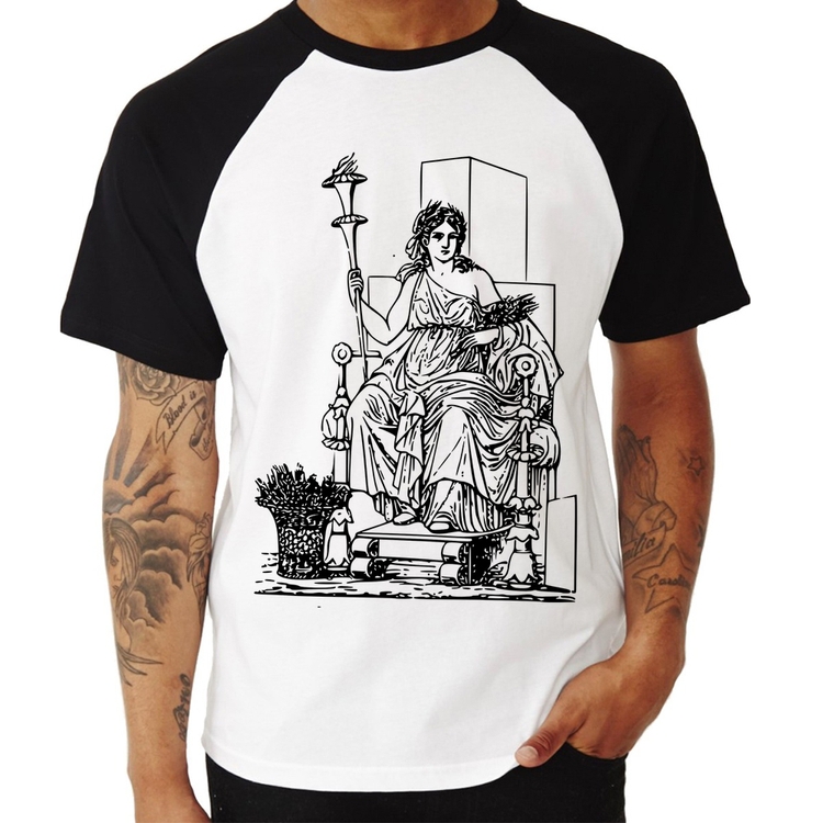 Camiseta Raglan Deusa Ceres