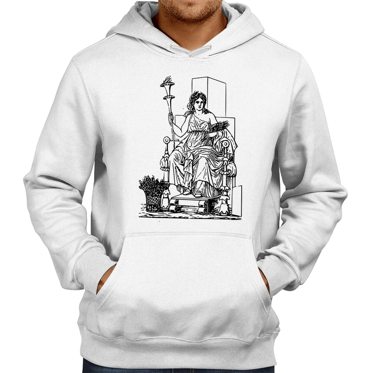 Moletom Deusa Ceres - Branco