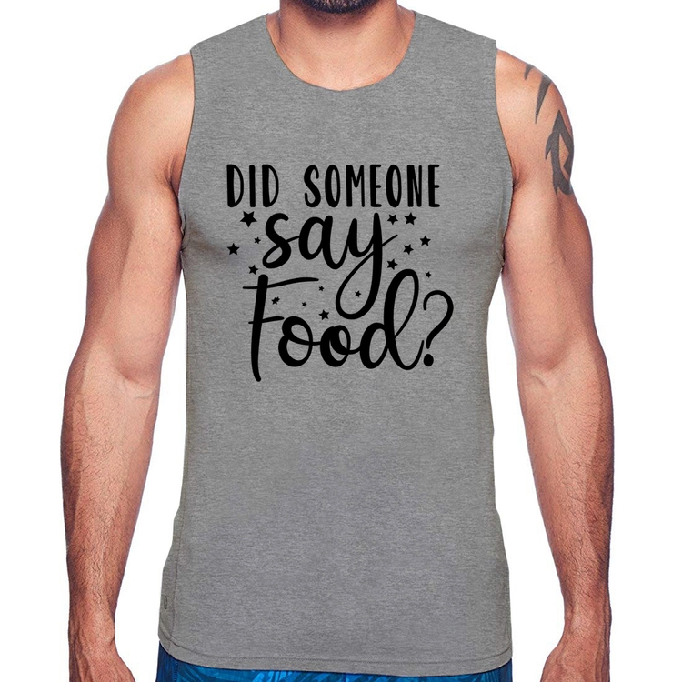 Regata Did Someone Say Food - Cinza