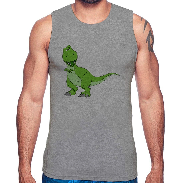 Regata Dinossauro - Cinza