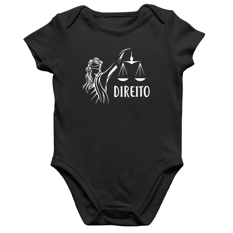 Body Bebê Algodão Direito