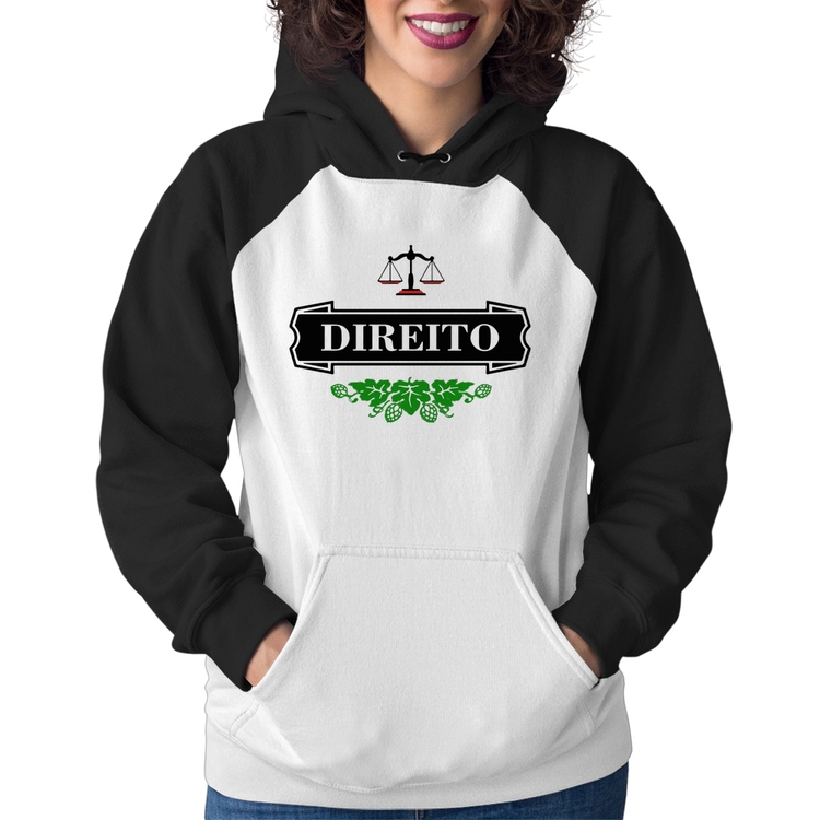Moletom Feminino Direito Beer Logo