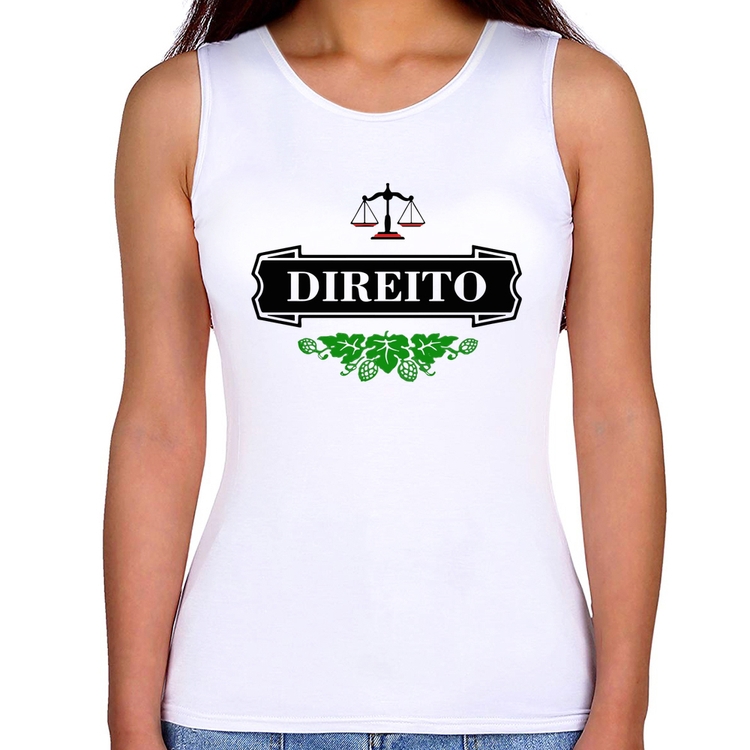 Regata Feminina Direito Beer Logo