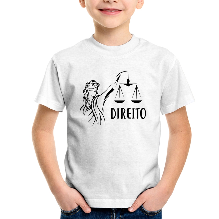 Camiseta Infantil Direito