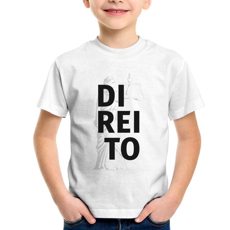 Camiseta Infantil Direito Estudante