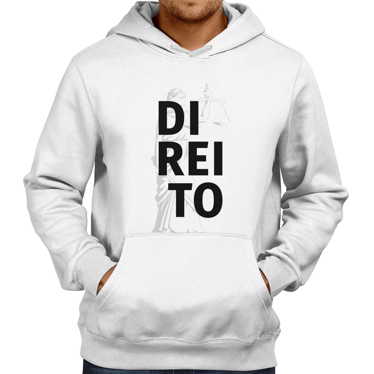 Moletom Direito Estudante - Branco