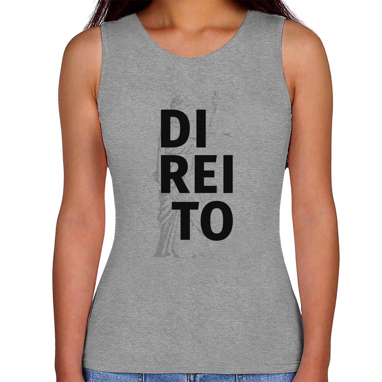 Regata Feminina Direito Estudante - Cinza