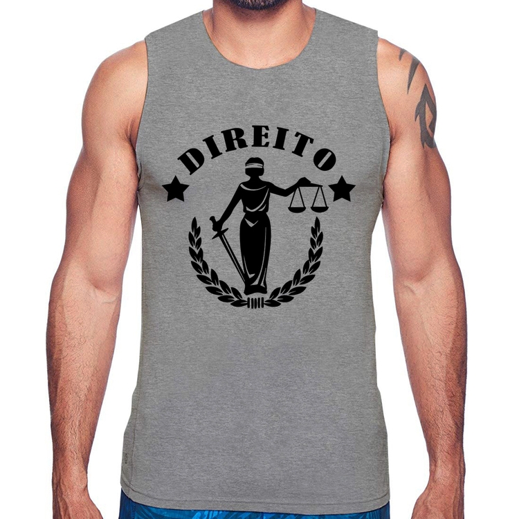 Regata Direito Justiça - Cinza