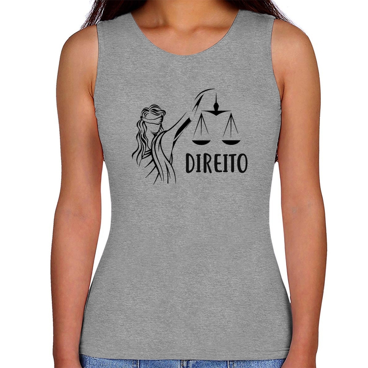 Regata Feminina Direito - Cinza