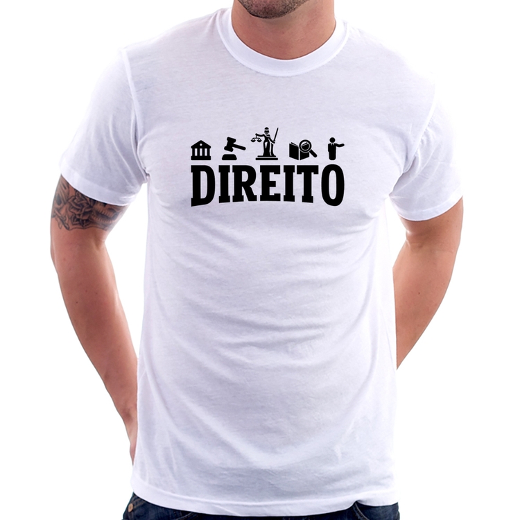 Camiseta Direito Símbolos