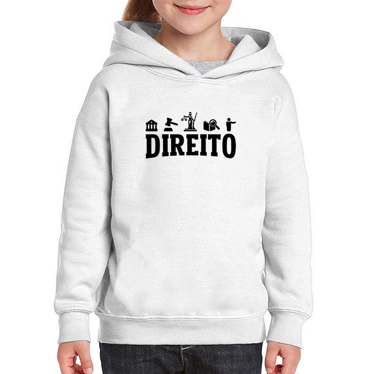 Moletom Infantil Direito Símbolos