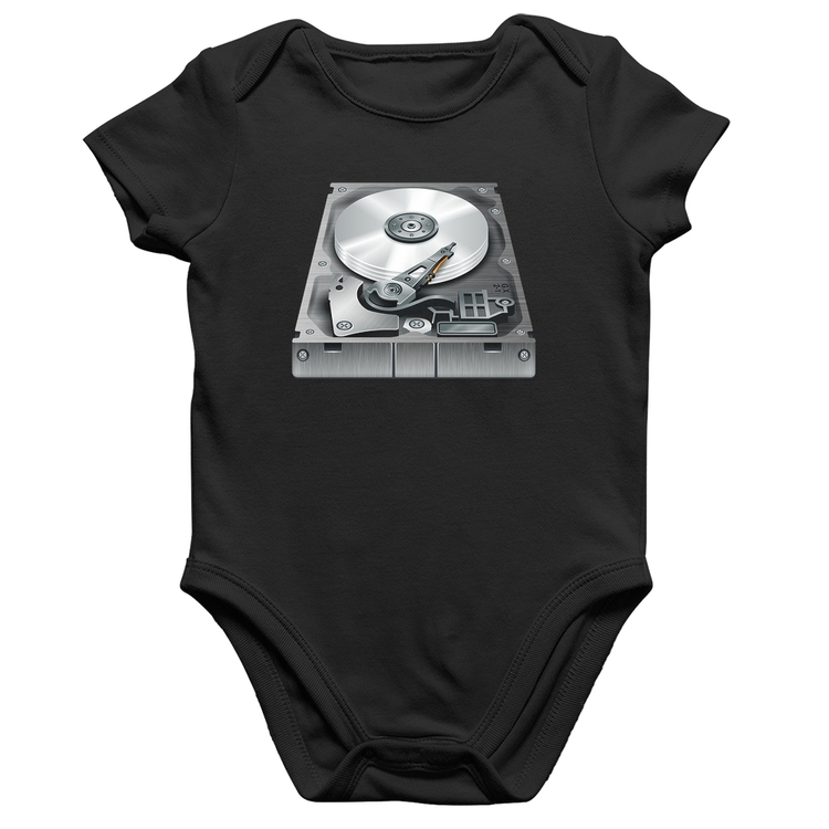 Body Bebê Algodão Disco Rígido HD
