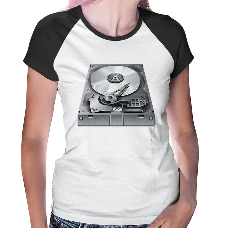 Baby Look Raglan Disco Rígido HD