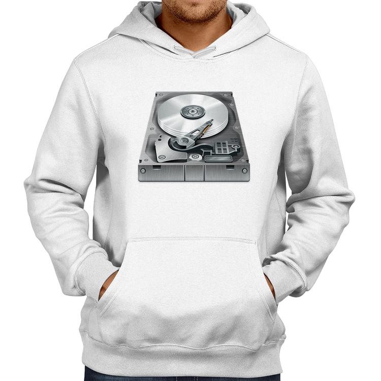 Moletom Disco Rígido HD - Branco