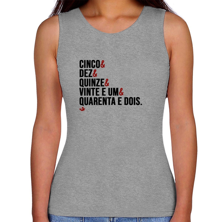 Regata Feminina Distâncias de Corrida - Cinza