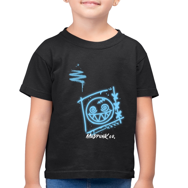 Camiseta Algodão Infantil Dizzy Eyes Madpunk co.