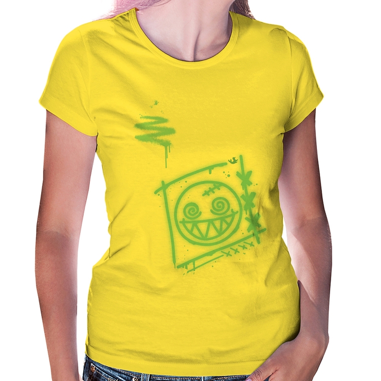 Baby Look Dizzy Eyes Madpunk co. - Amarela