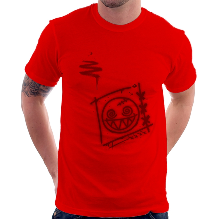 Camiseta Dizzy Eyes Madpunk co. - Vermelha