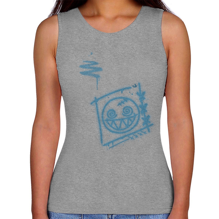 Regata Feminina Dizzy Eyes Madpunk co. - Cinza