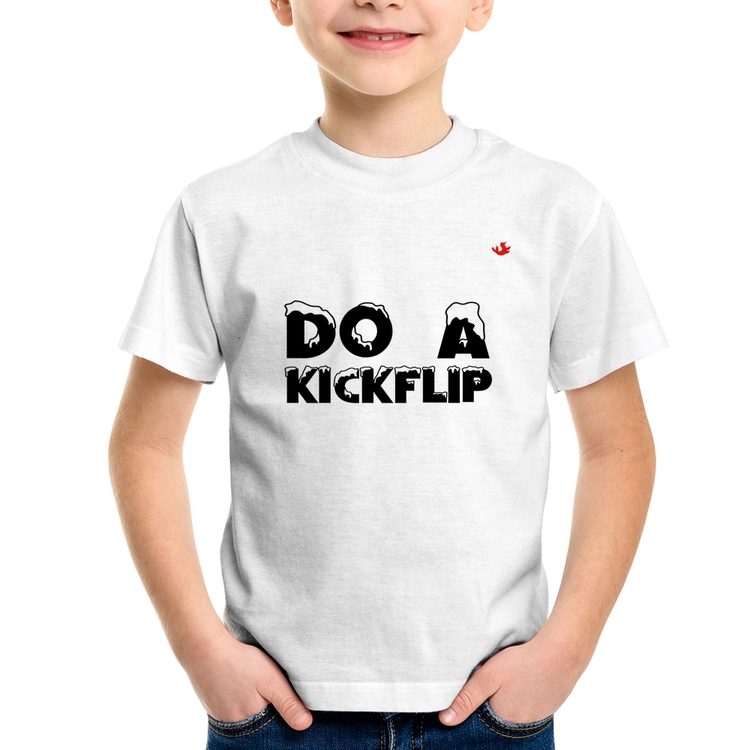 Camiseta Infantil Do a Kickflip