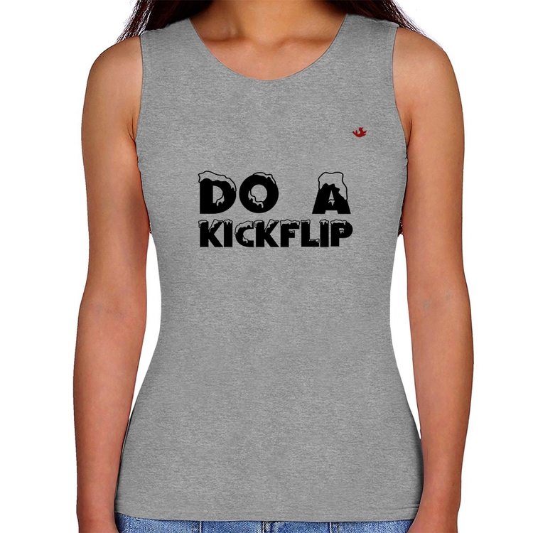 Regata Feminina Do a Kickflip - Cinza