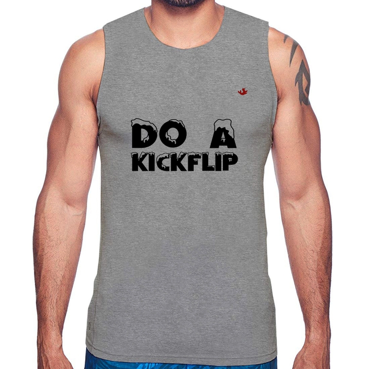 Regata Do a Kickflip - Cinza