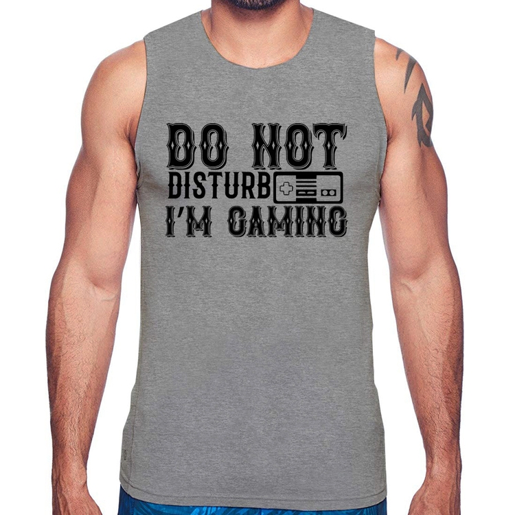 Regata Do Not Disturb I'm Gaming - Cinza