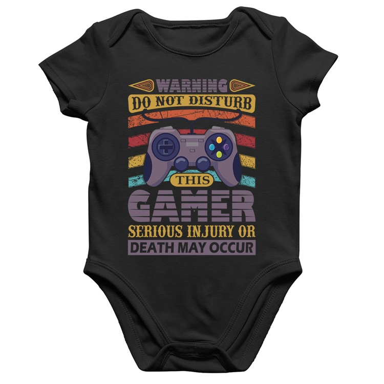 Body Bebê Algodão Do Not Disturb This Gamer