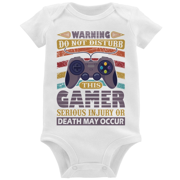Body Bebê Do Not Disturb This Gamer