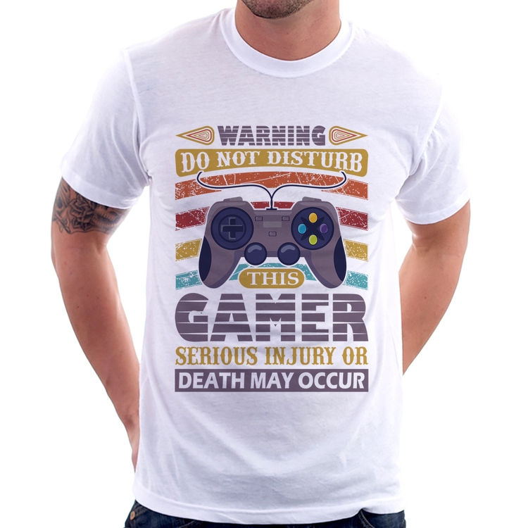 Camiseta Do Not Disturb This Gamer