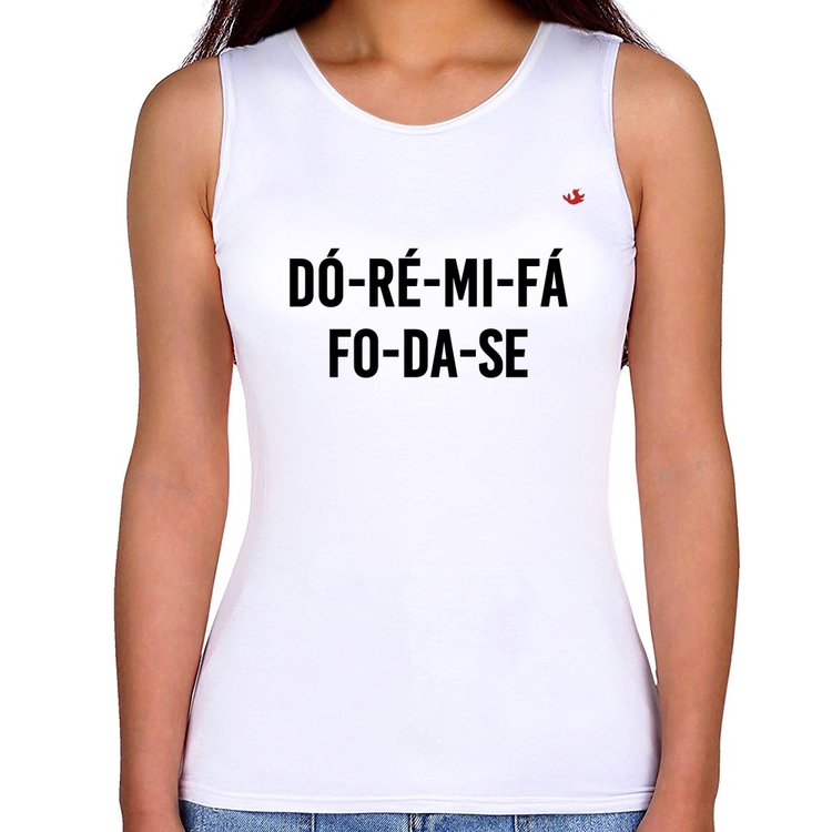 Regata Feminina Dó-Ré-Mi-Fá-Fo-Da-Se