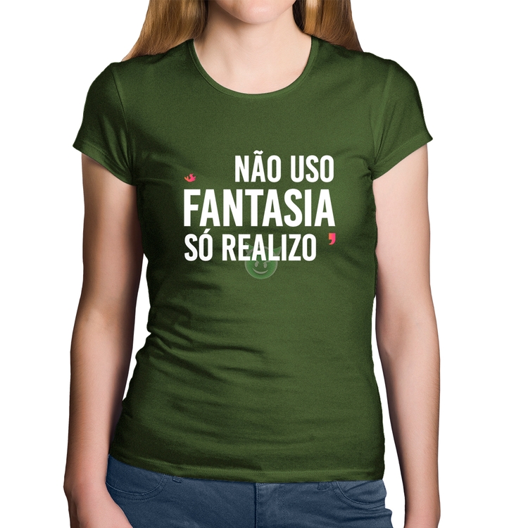 Baby Look Algodão Doe um beijo - Musgo