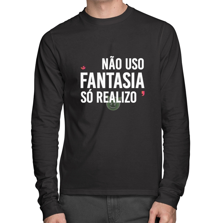 Camiseta Algodão Doe um beijo Manga Longa