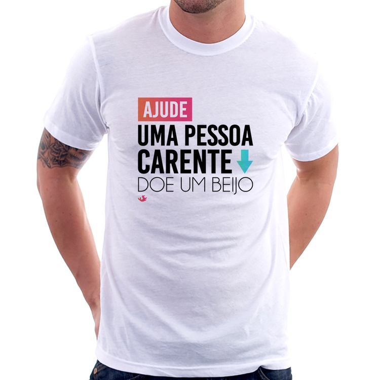 Camiseta Doe um beijo