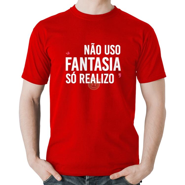 Camiseta Algodão Doe um beijo - Vermelha