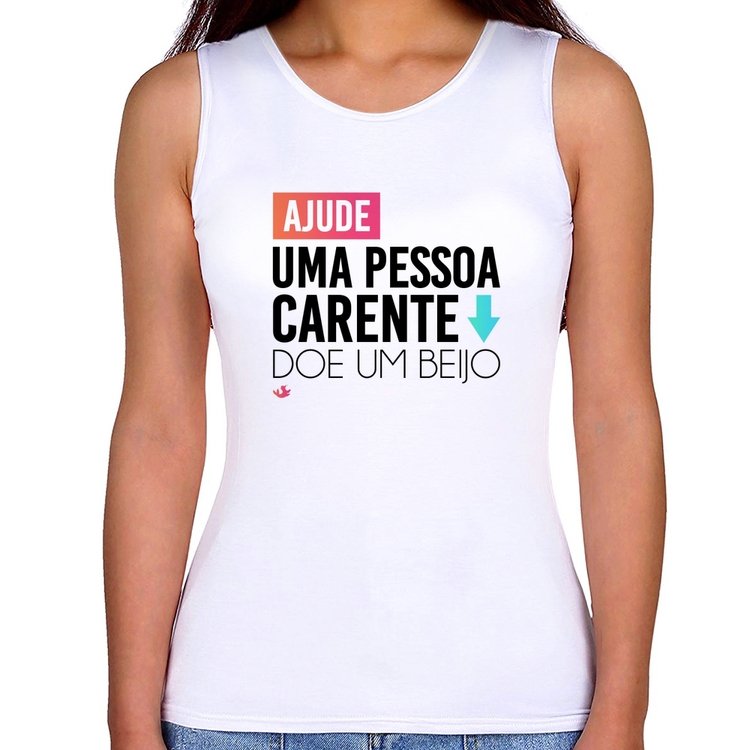 Regata Feminina Doe um beijo