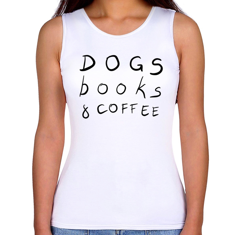 Regata Feminina Dogs Books and Coffee