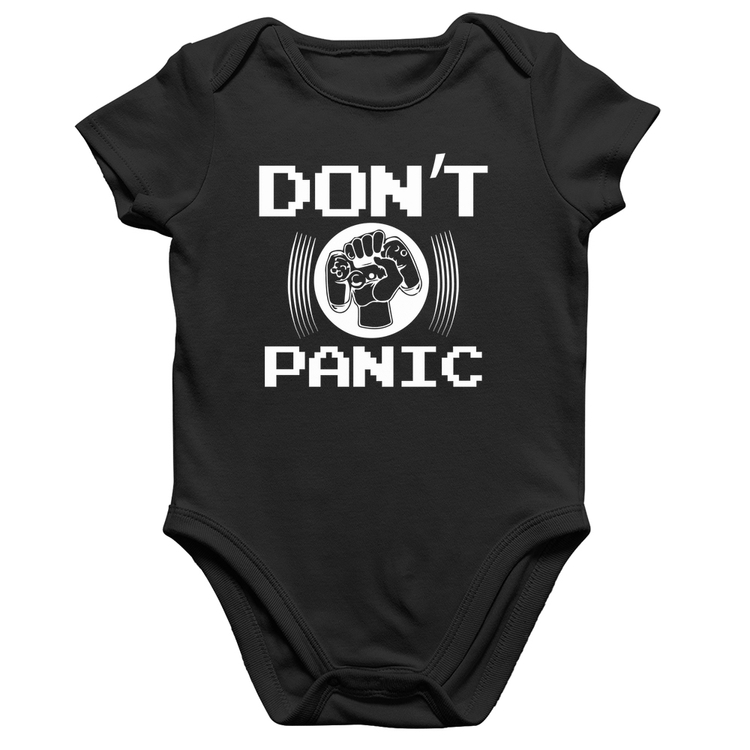 Body Bebê Algodão Don't Panic