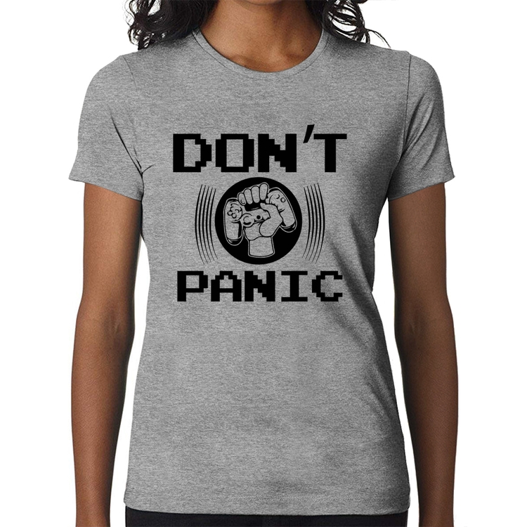 Baby Look Don't Panic - Cinza