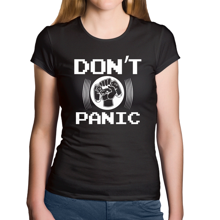 Baby Look Algodão Don't Panic