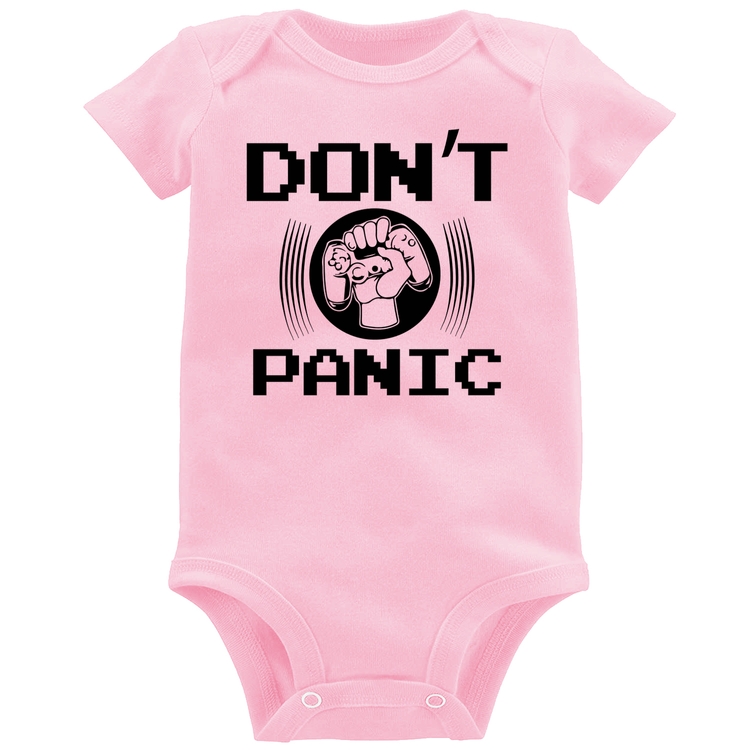 Body Bebê Don't Panic - Rosa Bebê