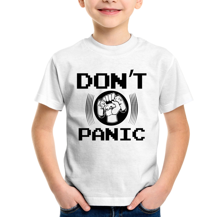 Camiseta Infantil Don't Panic